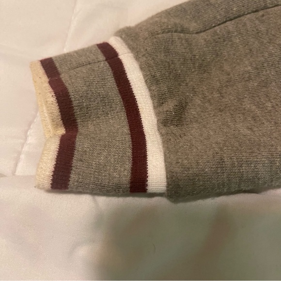 Victoria Secret Pink Sweatshirt Women Small Red Pullover Crewneck Full Zip Logo - Picture 6 of 8